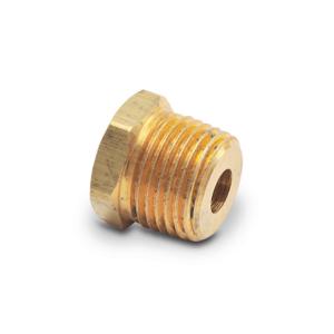 PROSENSE BB125N-50N Hex Head Reducer Bushing, Brass, 1/2 Inch Male Npt To 1/8 Inch Female Npt | CV7DYW