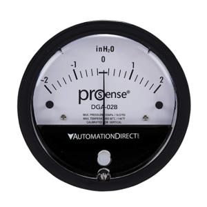 PROSENSE DGA-02B Differential Pressure Gauge, 4 Inch Dial Dia., -2.0 To +2.0 Inch Of Water Column | CV7NQN