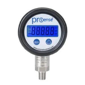 PROSENSE DPG1-15 Digital Pressure Gauge, 0 To 15 Psig, 0.5 Perc. Of Full Scale Accuracy | CV7NRH