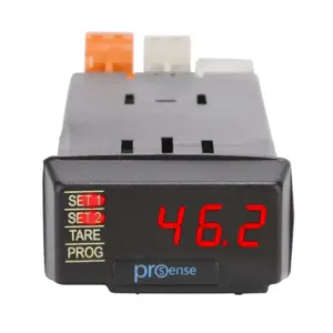 PROSENSE DPM1-A-A2R-L Digital Panel Meter, Panel Mount, 1/32 D Inch Size, 8mm 4-Digit Red Led, Analog Input | CV7TKP