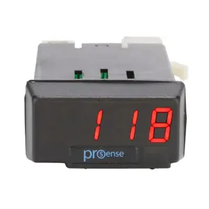 PROSENSE DPM1-A-H Digital Panel Meter, 1/32 D Inch Size, 10mm 4-Digit Red Led, Analog Input | CV7TKQ