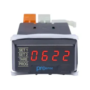 PROSENSE DPM1-P-A2R-L Digital Panel Meter, Panel Mount, 1/32 D Inch Size, 8mm 4-Digit Red Led | CV7TKX