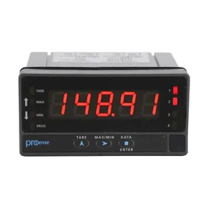 PROSENSE DPM3-AT-2R-H Digital Panel Meter, 1/8 D Inch Size, 14mm 5-Digit Tri-Color Led, Analog | CV7TLL