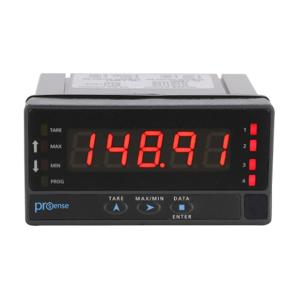 PROSENSE DPM3-AT-4R-H Digital Panel Meter, 1/8 D Inch Size, 14mm 5-Digit Tri-Color Led, Analog | CV7TLN