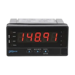 PROSENSE DPM3-AT-A-L Digital Panel Meter, 1/8 D Inch Size, 14mm 5-Digit Tri-Color Led, Analog | CV7TLU