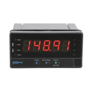 PROSENSE DPM3-AT-L Digital Panel Meter, 1/8 D Inch Size, 14mm 5-Digit Tri-Color Led, Analog | CV7TLW