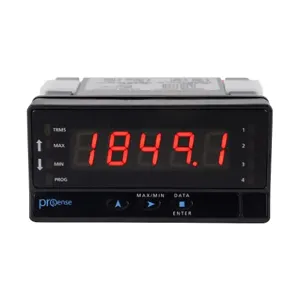 PROSENSE DPM3-E-A2R-L Digital Panel Meter, 1/8 D Inch Size, 14mm 5-Digit Tri-Color Led | CV7TLY