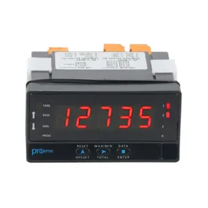 PROSENSE DPM3-P-A2R-H Digital Panel Meter, 1/8 D Inch Size, 14mm 5-Digit Tri-Color Led | CV7TMB