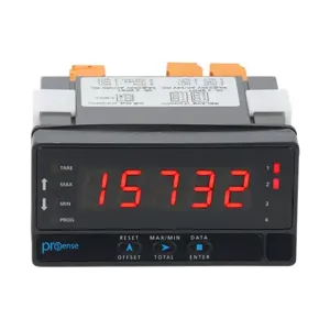 PROSENSE DPM3-P-A2R-L Digital Panel Meter, 1/8 D Inch Size, 14mm 5-Digit Tri-Color Led | CV7TMC