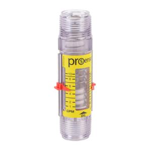 PROSENSE FG1P-100PP-10 Oil Mechanical Flow Meter, Variable Area, 1 Inch Male Npt Process Connection, 1 To 10 Gpm | CV7TMF