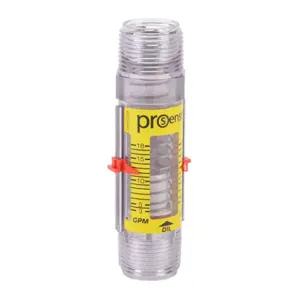 PROSENSE FG1P-100PP-18 Oil Mechanical Flow Meter, Variable Area, 1 Inch Male Npt Process Connection, 3 To 18 Gpm | CV7TMH