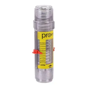 PROSENSE FG1P-100PP-28 Oil Mechanical Flow Meter, Variable Area, 1 Inch Male Npt Process Connection, 4 To 28 Gpm | CV7TMK