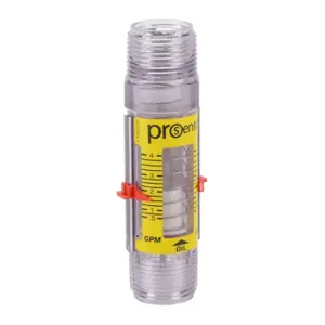 PROSENSE FG1P-100PP-4 Oil Mechanical Flow Meter, Variable Area, 1 Inch Male Npt Process Connection | CV7TML