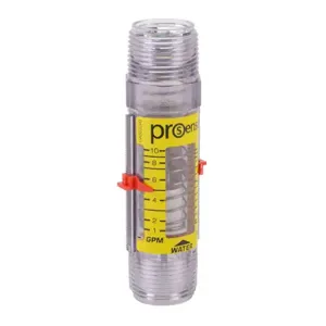 PROSENSE FG1W-100PP-10 Water Mechanical Flow Meter, Variable Area, 1 Inch Male Npt Process Connection | CV7TNB