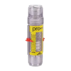 PROSENSE FG1W-100PP-4 Water Mechanical Flow Meter, Variable Area, 1 Inch Male Npt Process Connection | CV7TNG