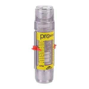 PROSENSE FG1W-100PP-7 Water Mechanical Flow Meter, Variable Area, 1 Inch Male Npt Process Connection | CV7TNH