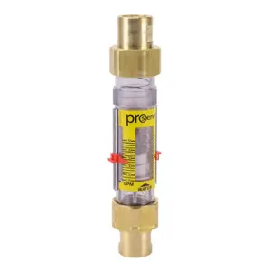 PROSENSE FG1W-50BP-2 Water Mechanical Flow Meter, Variable Area, 1/2 Inch Female Npt Process Connection | CV7TNL