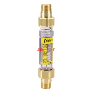 PROSENSE FG1W-75BP-16 Water Mechanical Flow Meter, Variable Area, 3/4 Inch Male Npt Process Connection | CV7TNQ