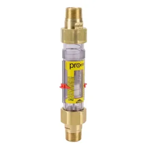 PROSENSE FG1W-75BP-2 Water Mechanical Flow Meter, Variable Area, 3/4 Inch Male Npt Process Connection | CV7TNT