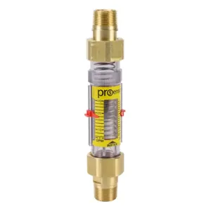 PROSENSE FG1W-75BP-28 Water Mechanical Flow Meter, Variable Area, 3/4 Inch Male Npt Process Connection | CV7TNU