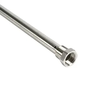 PROSENSE GWR-C1000 Coaxial Tube, 1000mm Length, 3/4 Inch Male Npt Process Connection, Stainless Steel | CV8EKT