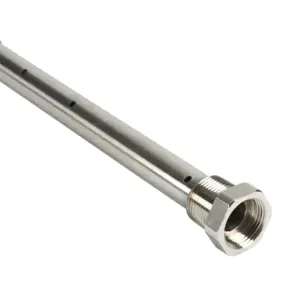 PROSENSE GWR-C240 Coaxial Tube, 240mm Length, 3/4 Inch Male Npt Process Connection, Stainless Steel | CV8EKW