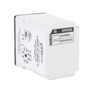 PROSENSE PMRR-1C-480A-TL Phase Monitor Relay, 3-Phase, Socket Mount, Finger-Safe, 190-500 VAC Input Voltage, SPDT | CV7XRT