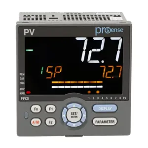 PROSENSE PPC5-1001 Advanced Process Controller, 1/4 Din, 2-Line Alpha-Numeric Lcd, Bar Graph Lcd, Current | CV7GAA