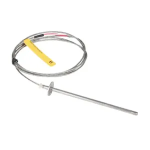 PROSENSE RTD1-F06L06-01 Temperature Sensor, Flange Mount Probe, 6 Inch Insertion Length, 1/4 Inch Probe Dia. | CV7YRH