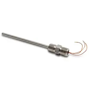 PROSENSE RTD1-H06L01-02 Temperature Sensor, Hex Nipple Spring-Loaded Probe, 6 Inch Insertion Length | CV7YRN