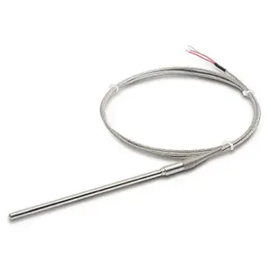 PROSENSE RTD1-T12L06-01 Temperature Sensor, Lead Wire Transition Probe, 12 Inch Insertion Length | CV7YTR