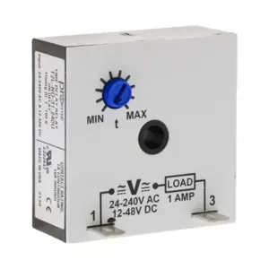 PROSENSE T2L-ND-31-240U On-Delay Inline Relay Timer, 1 To 100 sec Timing Range, 24-240 VAC And 12-48 VDC | CV7XVT