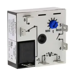 PROSENSE T2R-FD-30-24AD Off-Delay Relay Timer, 0.1 To 10 sec Timing Range, 24 VAC/VDC Operating Voltage | CV7XVZ