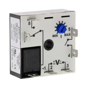 PROSENSE T2R-FD-30J-120A Off-Delay Relay Timer, 0.1 To 10 sec Timing Range, 120 VAC/VDC Operating Voltage | CV7XWA