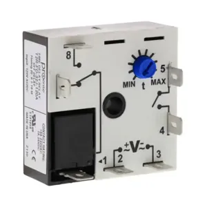 PROSENSE T2R-FD-32J-120A Off-Delay Relay Timer, 0.1 To 10 Minutes Timing Range, 120 VAC/VDC Operating Voltage | CV7XWE