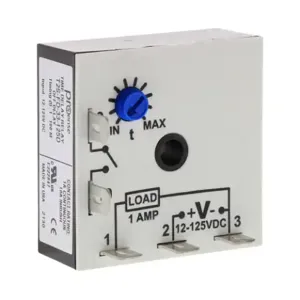 PROSENSE T2S-FD-33-125D Off-Delay Relay Timer, 1 To 100 Minutes Timing Range, 12-125 VDC Operating Voltage | CV7XXK