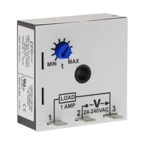 PROSENSE T2S-ND-33-240A On-Delay Relay Timer, 1 To 100 Minutes Timing Range, 24-240 VAC Operating Voltage | CV7XXV