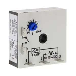 PROSENSE T2S-SST-31-125D Relay Timer, 1 To 100 sec Timing Range, 12-125 VDC Operating Voltage, 1A Contact Rating | CV7XXY