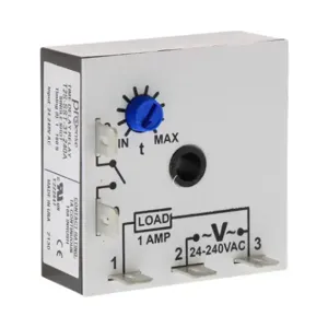 PROSENSE T2S-SST-31-240A Relay Timer, 1 To 100 sec Timing Range, 24-240 VAC Operating Voltage, 1A Contact Rating | CV7XXZ