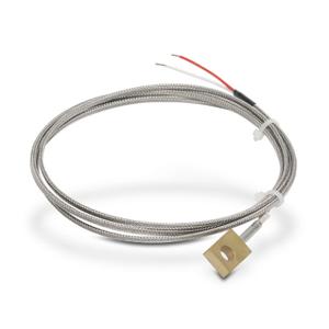 PROSENSE THMJ-B02L06-02 Temperature Sensor, Type J Thermocouple, Bolt-On Ring, Ungrounded, Brass Sheath, #12 | CV7YUC