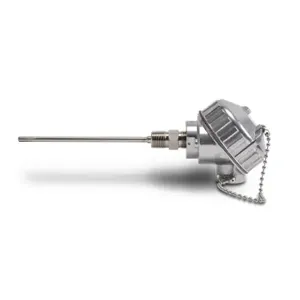 PROSENSE THMJ-C06-03 Temperature Sensor, Type J Thermocouple, Connection Head Spring-Loaded Probe, Ungrounded | CV7YUG