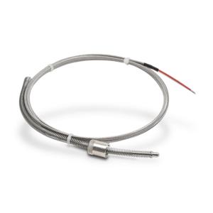 PROSENSE THMJ-D08L10-01 Temperature Sensor, Type J Thermocouple, Spring Adjustable Immersion Probe, Grounded | CV7YUQ