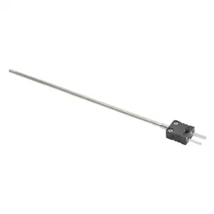 PROSENSE THMJ-P06-01 Temperature Sensor, Type J Thermocouple, Attached Plug Probe, Ungrounded | CV7YVX