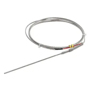 PROSENSE THMJ-T06L06-01 Temperature Sensor, Type J Thermocouple, Lead Wire Transition Probe, Ungrounded | CV7YWG