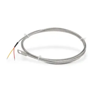 PROSENSE THMK-B02L06-01 Temperature Sensor, Type K Thermocouple, Bolt-On Ring, Grounded, Stainless Steel Sheath | CV7YWW