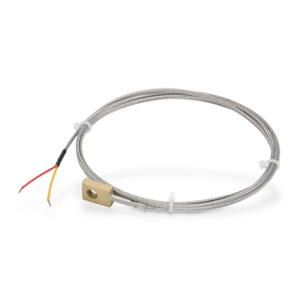 PROSENSE THMK-B02L06-02 Temperature Sensor, Type K Thermocouple, Bolt-On Ring, Ungrounded, Brass Sheath, #12 | CV7YWX