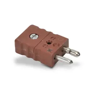 PROSENSE THMK-HSP Thermocouple Connector, High-Temperature Standard Round Pin Plug, 662 Deg F | CV7FRX