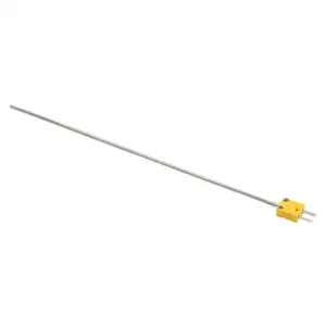 PROSENSE THMK-P12-01 Temperature Sensor, Type K Thermocouple, Attached Plug Probe, Ungrounded | CV7YYJ