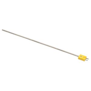 PROSENSE THMK-P18-02 Temperature Sensor, Type K Thermocouple, Attached Plug Probe, Ungrounded | CV7YYM