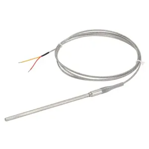 PROSENSE THMK-T06L06-03 Temperature Sensor, Type K Thermocouple, Lead Wire Transition Probe, Ungrounded | CV7YYT